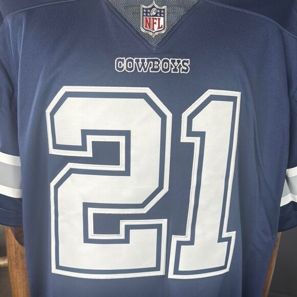Men's Nike Ezekiel Elliott #21 Dallas Cowboys On Field Dri-Fit NFL Jersey XL NWT - Picture 2 of 15